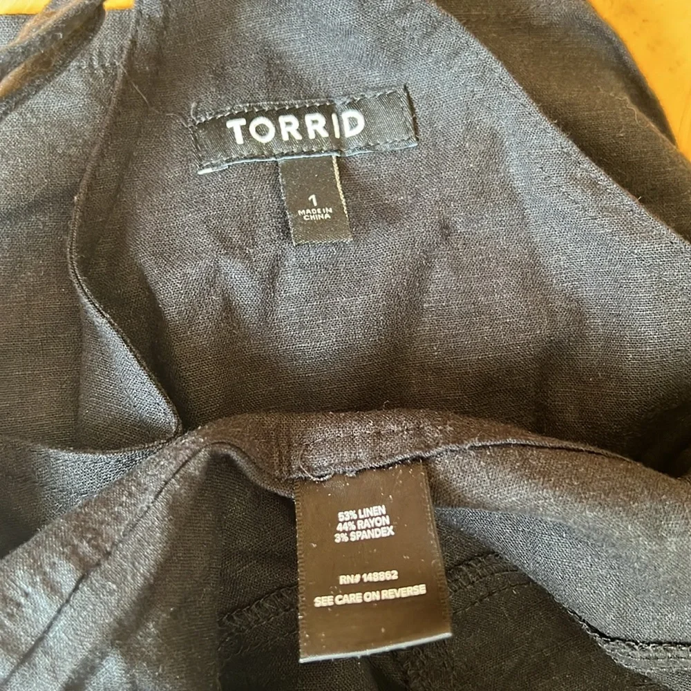 Torrid Linen Romper - Picture 3 of 3